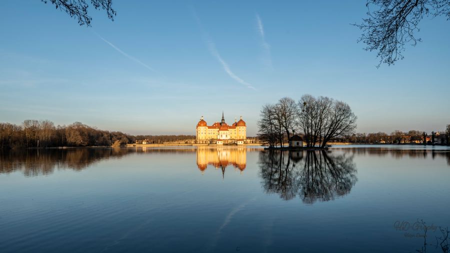 Bild Blick auf Schloss Moritzburg © HD-Graphy.de