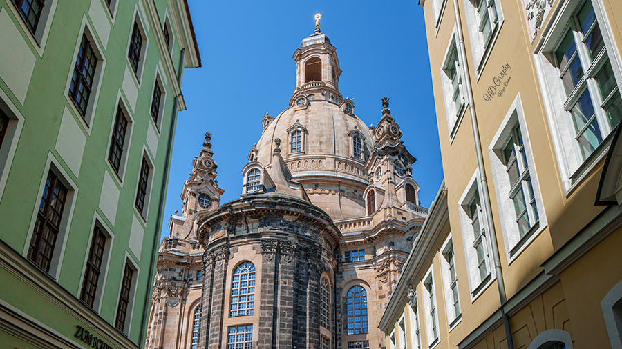 Bild Dresden Blick Frauenkirche © HD-Graphy.de