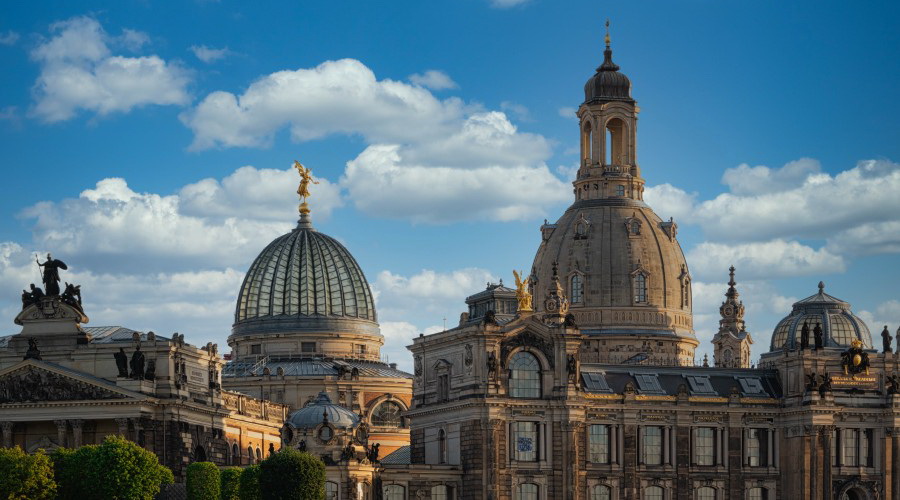 Dresden mit Blick auf die Frauenkirche © HD-Graphy.de