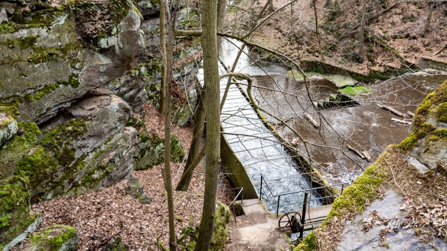 Bild Am Wasserwerk - Lohmen Klamm © HD-Graphy.de