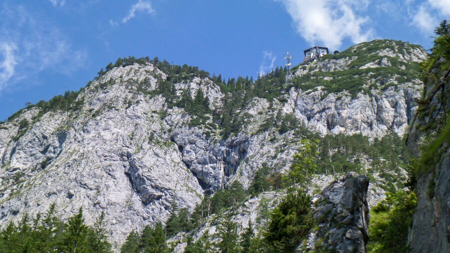 Bild Eisriesenwelt Bergmassiv Bergstation Seilbahn © HD-Graphy.de