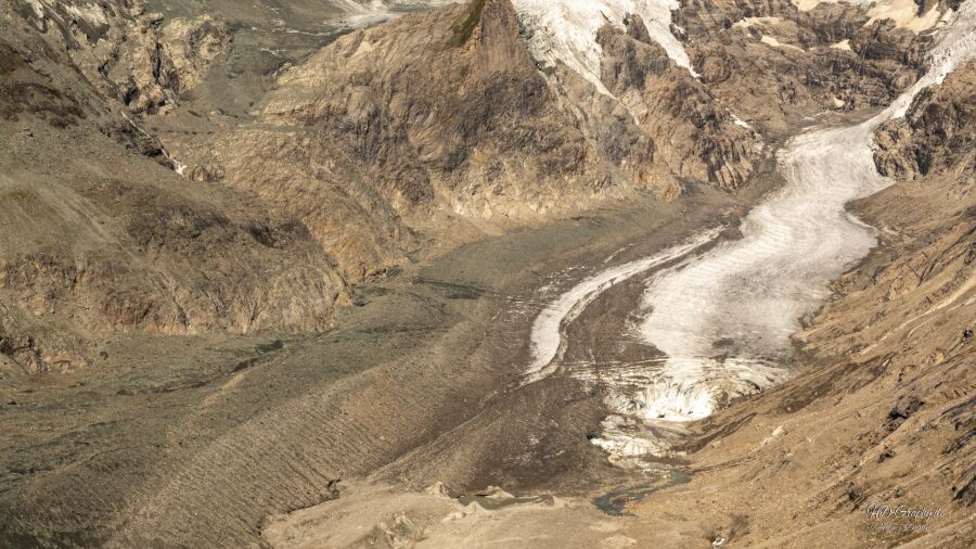 Großglocknerblick auf Gletscherzung © HD-Graphy.de