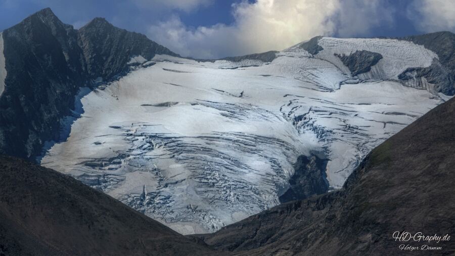 Großglocknerblick auf Gletscherzung © HD-Graphy.de