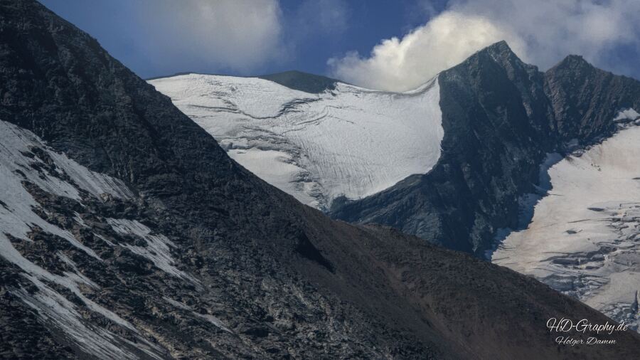 Großglocknerblick auf Gletscherzung © HD-Graphy.de