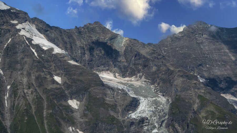 Großglocknerblick auf Gletscherzung © HD-Graphy.de